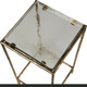 Ovard Antiqued Gold Accent Table - Hobart, Launceston, Perth delivery