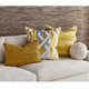 Having a Ball Pillow - Lemon Chiffon Boho Chic style Cushion Decor