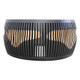 Orbix Glass Top Coffee Table 60Cm - Contemporary style