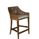 Cuban Rattan Counter Stool - Mango Teak Kitchen Furniture - GT-108MT
