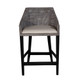 Cuban Rattan Counter Stool - Smoke Grey - Coastal style