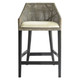 Cuban Rattan Counter Stool - Smoke Grey - Coastal style