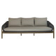 Acacia Outdoor 3 Seater Sofa - Contemporary style