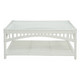 Bahamas Rattan Coffee Table - White - Coastal style