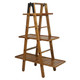 Avida Folding Ladder Shelf - 150cm Rustic Alfresco & Rattan Furniture - S-0732RUSTIC