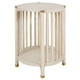 Solaro Retro Side Table - Whitewash Living Room Furniture - S-0842-DW