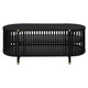 Solaro Retro TV Unit - Black - Mid-Century Modern style