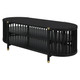 Solaro Retro TV Unit - Black Living Room Furniture - S-0843-BLACK