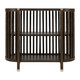 Solaro Retro Low Bookcase - Walnut - Mid-Century Modern style