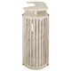 Solaro Retro Bar - Whitewash - Hand made Dining Room furniture