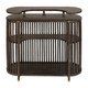 Solaro Retro Bar - Walnut - Mid-Century Modern style