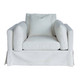 Bennet Swivel Armchair - Sugar - Contemporary style