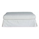 Bennet Ottoman - Sugar - Contemporary style