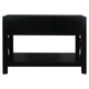 Callan 2 Drawer Console - Black - Hand made Living Room furniture