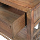 Callan 2 Drawer Console - Mindi Brown - Hand made Living Room furniture