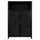 Callan Display Cabinet - Black - Contemporary style