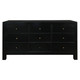 Callan 9 Drawer Chest - Black - Contemporary style