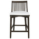 Solaro Counter Stool - Walnut - Mid-Century Modern style