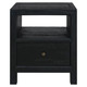 Callan Bedside Table - Black - Contemporary style