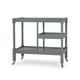 Ligna Bar Cart - Size: 81H x 88W x 48D (cm) - Boho Luxe style