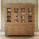 Savannah Display Cabinet w/ Glass Door - Solid Timber Boho Chic style Dining Room furniture