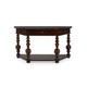 Soluna Demi Lune Table - Size: 76H x 137W x 69D (cm) - Boho Luxe style