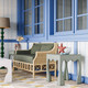 Rabana Rattan Loveseat - Solid Timber Resort style Occasional furniture