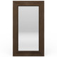 Tuscan Rustic Teak Large Standing Mirror - Solid Timber Mid-Century Modern style  furniture