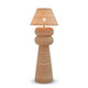 Lovina Rattan Floor Lamp - Size: 165H x 60W x 60D (cm) - Boho Chic style