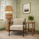 Lovina Rattan Floor Lamp - Solid Timber Boho Chic style  furniture