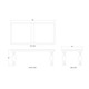 Chatsworth Dining Table 210cm - Hobart, Launceston, Perth Boho Luxe style Dining Room furniture
