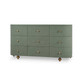 Fenchurch 6 Drawer Linen Wrapped Dresser - Hand made Boho Luxe style Bedroom furniture