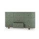 Fenchurch 6 Drawer Linen Wrapped Dresser - Melbourne, Sydney, Brisbane Boho Luxe style Bedroom furniture