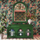 Farringdon 3 Door Orangery Cabinet - Solid Timber Oriental style Dining Room furniture