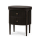 Regent Small Bedside Table w/ Small Knobs - Size: 65H x 58W x 41D (cm) - Mid-Century Modern style