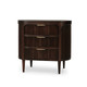 Regent 3 Drawer Dresser w/ Lip Pull Handles - Solid Timber Mid-Century Modern style Bedroom furniture