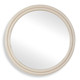 Florian Warm White Round Mirror - Size: 98H x 98W x 5D (cm) - Contemporary style