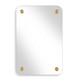 Hamrick Frameless Mirror - Size: 91H x 61W x 3D (cm) - Contemporary style