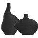 Duostacked Black Vases Set/2 - Australia wide delivery
