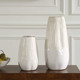 Echo Ridge White Vases Set/2 Coastal style Vase Decor