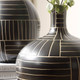 Graphite Stride Geometric Vases Set/2 - Australia wide delivery