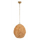 Kauri 1 Light Wooden Bead Pendant - Hobart, Launceston, Perth delivery