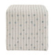 Joie White Chenille Ottoman - Melbourne, Sydney, Brisbane delivery