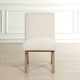 Blakely White Dining Arm Chair - Size: 88H x 65W x 69D (cm) - Scandinavian style