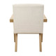 Blakely White Dining Arm Chair - Sale on Scandinavian style Dining Chairs