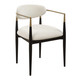 Moxie White Dining Arm Chair - Melbourne, Sydney, Brisbane delivery