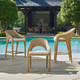 Kavali Outdoor Wicker Barstool Contemporary style Outdoor Seating Decor