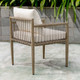 Borneo White Outdoor Dining Chair - Cairns, Darwin Coastal style Outdoor Seatings