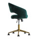 Murray Swivel Office Chair - Green Velvet - Hudson Living 396007