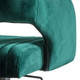 Murray Swivel Office Chair - Green Velvet - Hudson Living 396007